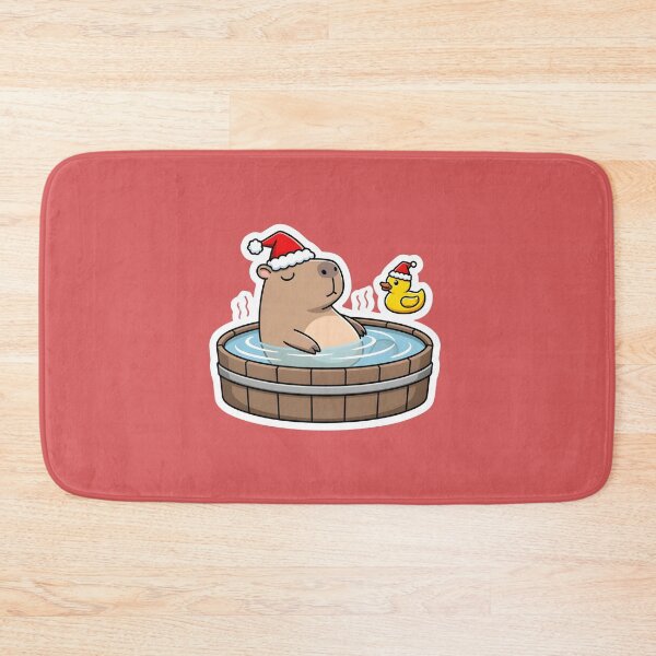 Item preview, Christmas Capybara Hot Tub Shirt, Cozy Holiday Animal Gift designed and sold by Raw Tigers.