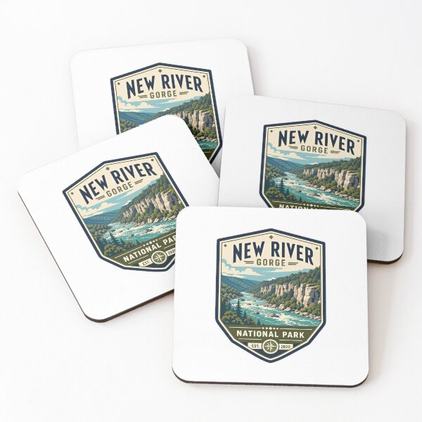 Item preview, New River Gorge National Park Est. 2020 West Virginia Travel Explorer designed and sold by RetroMini2026.