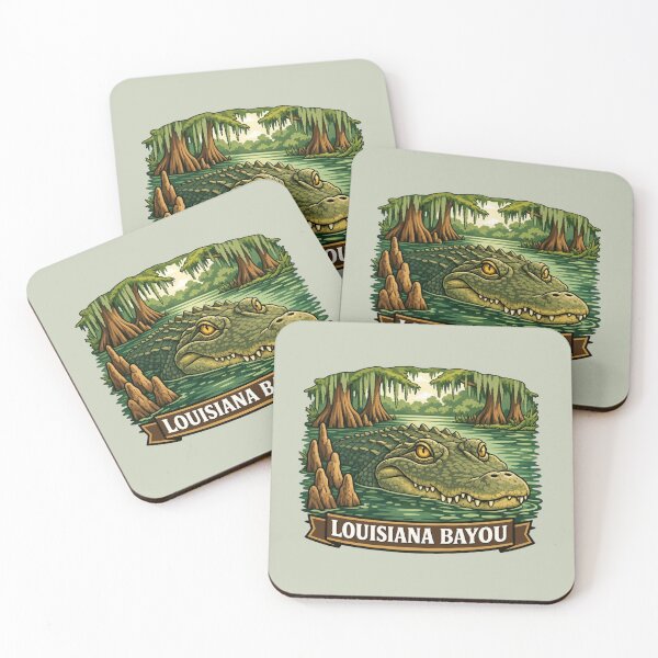Item preview, Louisiana Bayou Alligator - Cypress Swamp designed and sold by Myra365Art.