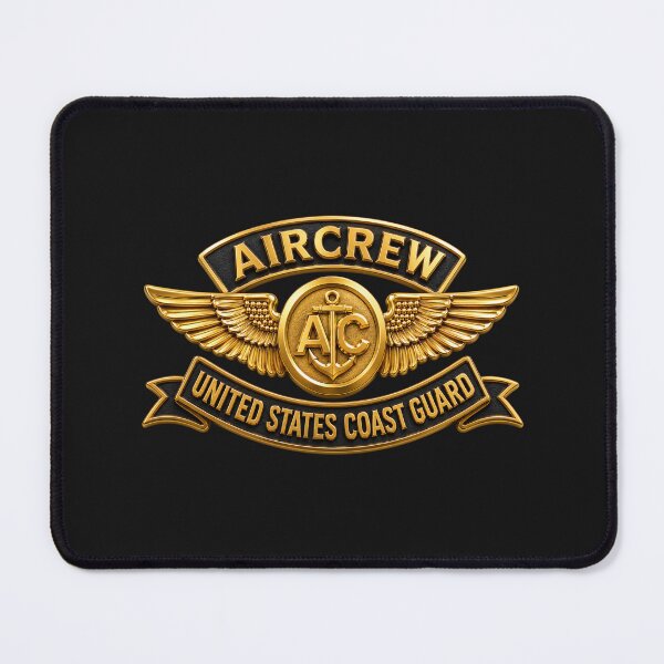 Item preview, USCG - Aircrew Badge w txt - 3D - Enhanced designed and sold by Military Insignia Products.