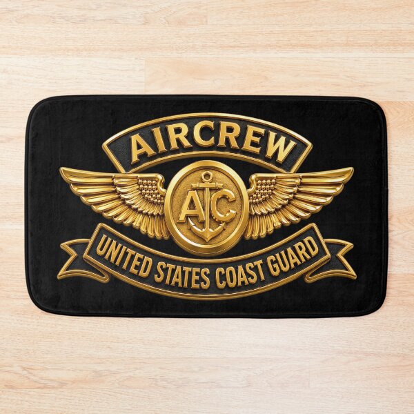 Item preview, USCG - Aircrew Badge w txt - 3D - Enhanced designed and sold by Military Insignia Products.
