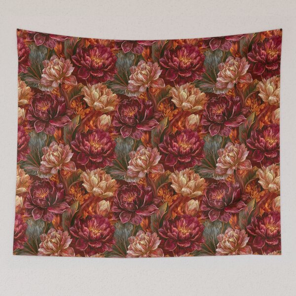 Item preview, Lush Lotus Floral - Flower Floral Pattern - One Year Anniversary Gifts designed and sold by RoyalStarsPatts.