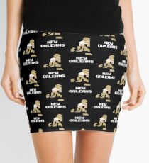 8 bit New Orleans Football 1 Mini Skirt