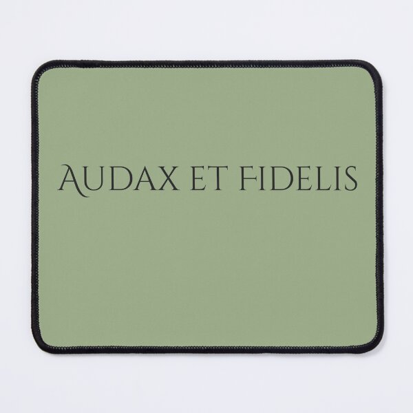 Item preview, Audax et Fidelis | Bold and Faithful | Classical Latin Motto designed and sold by semenol.