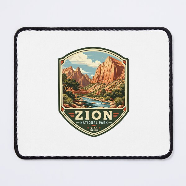Item preview, Zion National Park Utah Est. 1919 Travel Hiking Adventure designed and sold by RetroMini2026.