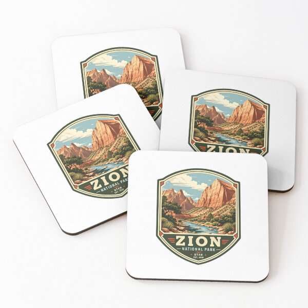 Item preview, Zion National Park Utah Est. 1919 Travel Hiking Adventure designed and sold by RetroMini2026.
