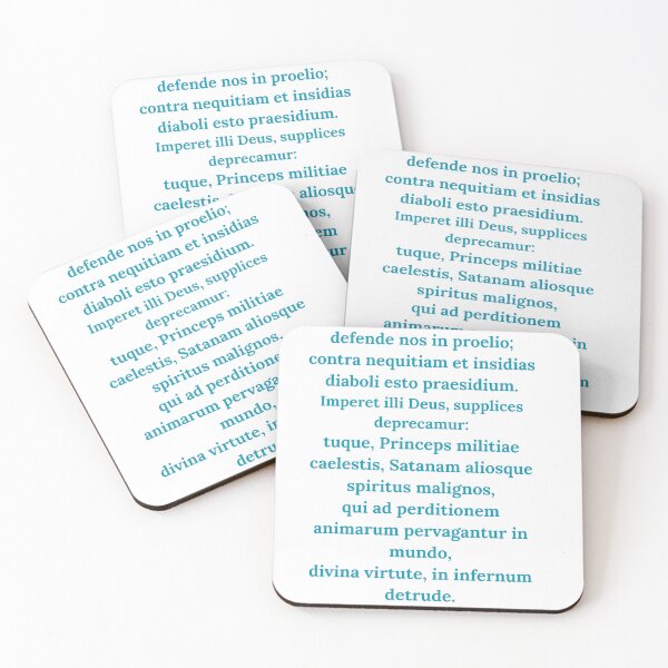 Item preview, Prayer to Saint Michael the Archangel in Latin. designed and sold by NithskeBR.