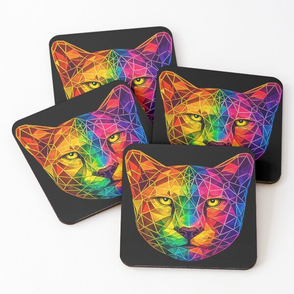 Item preview, Geometric Art: Colorful, abstract, and minimalist design, ideal for cat lovers and art enthusiasts. designed and sold by Geometric Art..