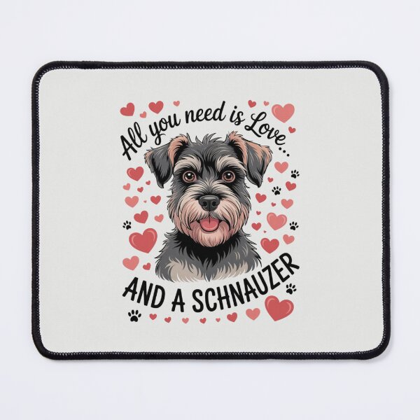 Item preview, All You Need is Love… and a Schnauzer designed and sold by 123ks.