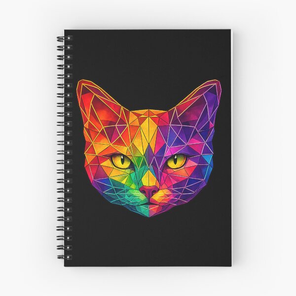 Item preview, Colorful Geometric Cat Face Artwork designed and sold by Geometric Art..