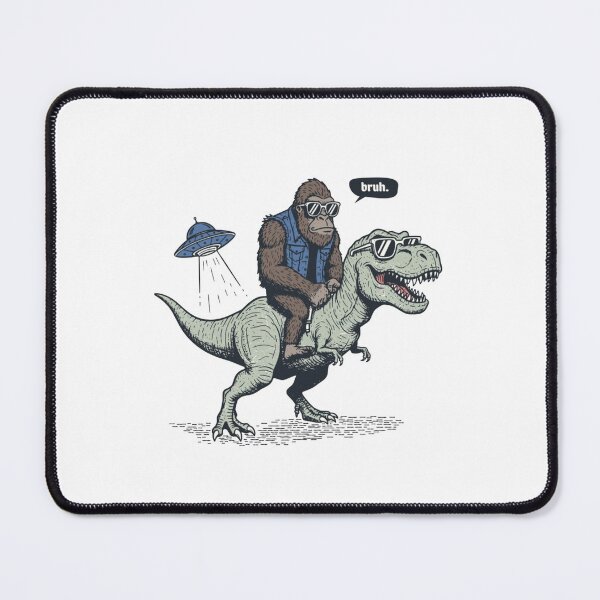 Item preview, Sasquatch Riding T-Rex designed and sold by Gbriel3.