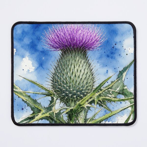 Item preview, Flower of Scotland Thistle Watercolour designed and sold by davidelder.