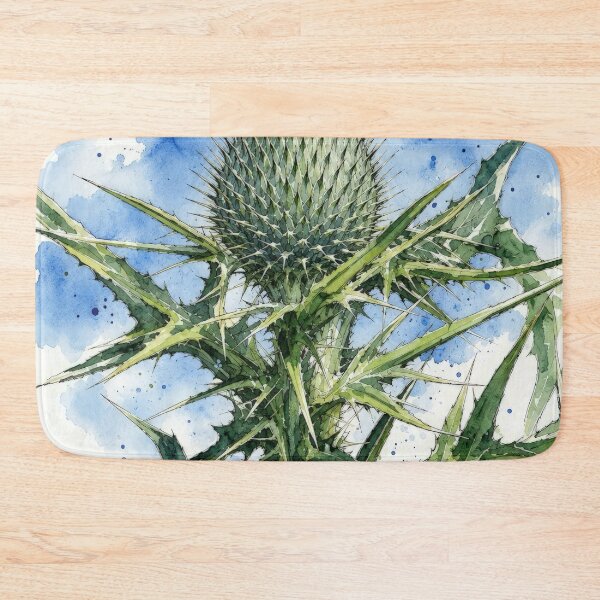 Item preview, Flower of Scotland Thistle Watercolour designed and sold by davidelder.