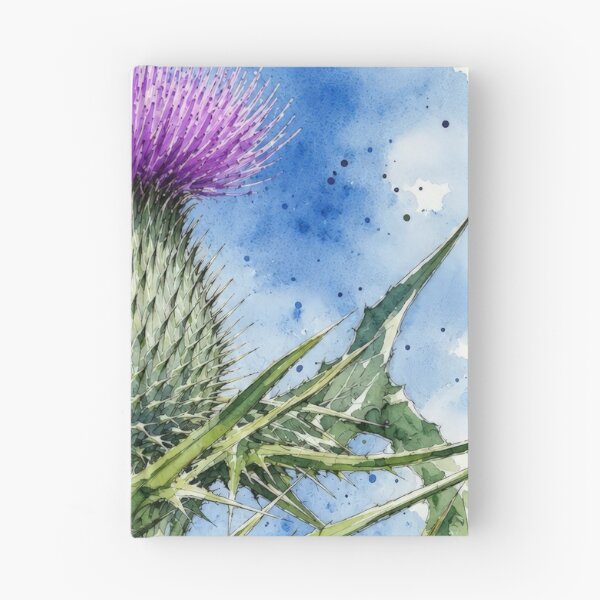 Item preview, Flower of Scotland Thistle Watercolour designed and sold by davidelder.