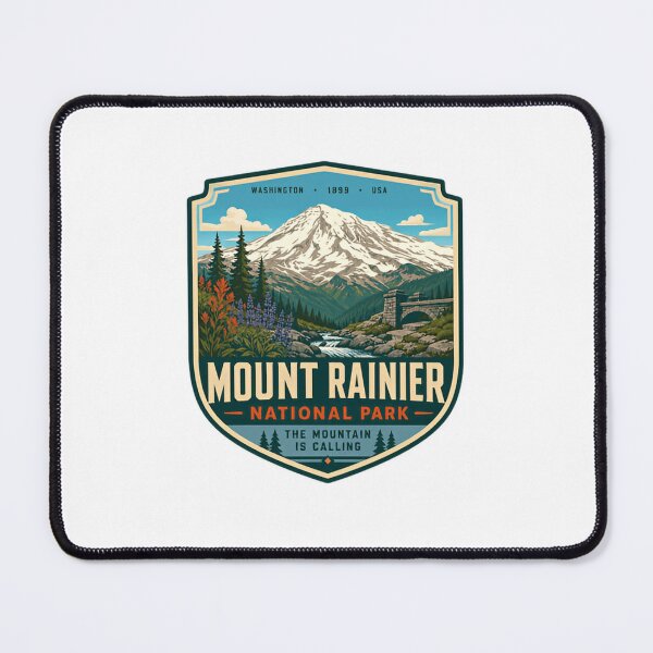 Item preview, Mount Rainier National Park The Mountain Is Calling Washington Outdoors Adventure designed and sold by RetroMini2026.