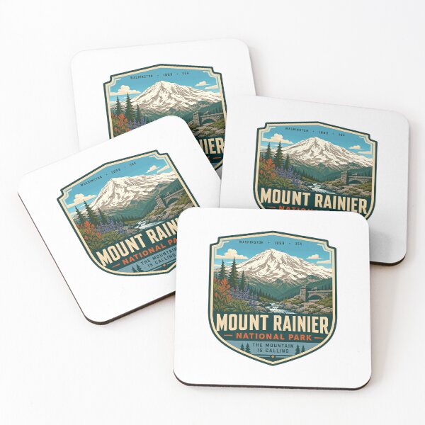 Item preview, Mount Rainier National Park The Mountain Is Calling Washington Outdoors Adventure designed and sold by RetroMini2026.