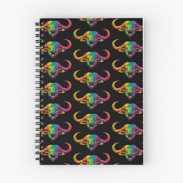 Item preview, Colorful Geometric Buffalo Head Art designed and sold by Geometric Art..