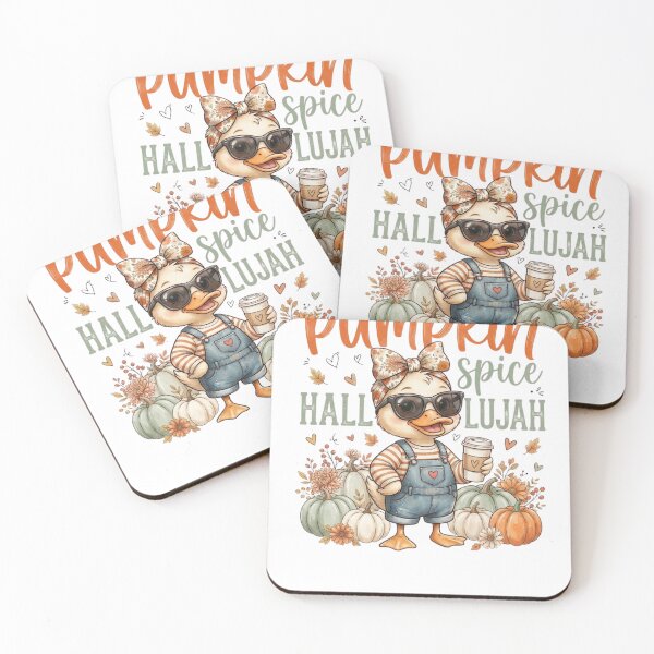 Item preview, Pumpkin Spice Hallelujah Baby Duck | Cute Fall Duck | Funny Pumpkin Spice Lover | Autumn Duck Design designed and sold by MS Pod Studio.