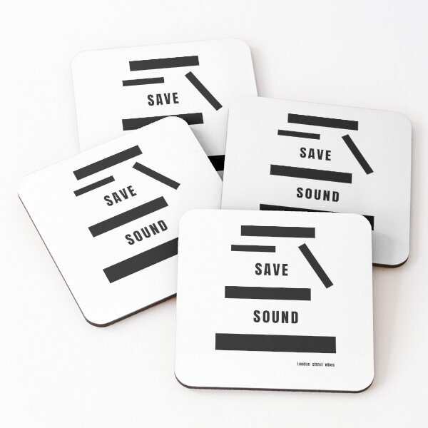 Item preview, London Vibes – Save Sounds Monochrome Edition designed and sold by baskamade.