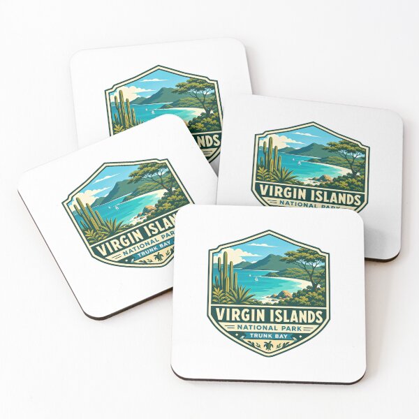 Item preview, Virgin Islands National Park Trunk Bay Caribbean Travel Destination Vacation Souvenir designed and sold by RetroMini2026.
