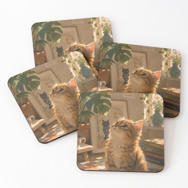 Item preview, Cute cat Looking Upward designed and sold by LittloGica.