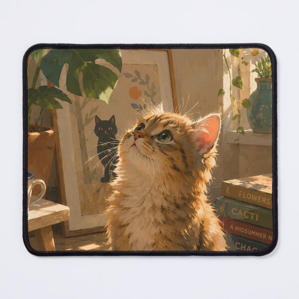 Item preview, Cute cat Looking Upward designed and sold by LittloGica.
