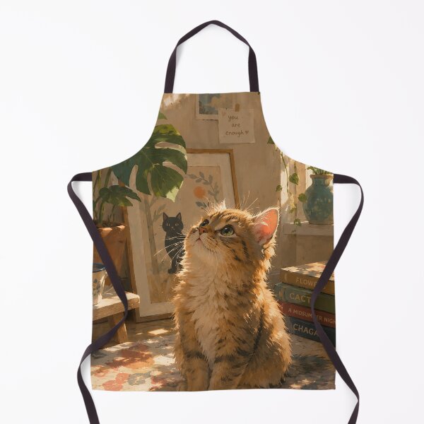 Item preview, Cute cat Looking Upward designed and sold by LittloGica.
