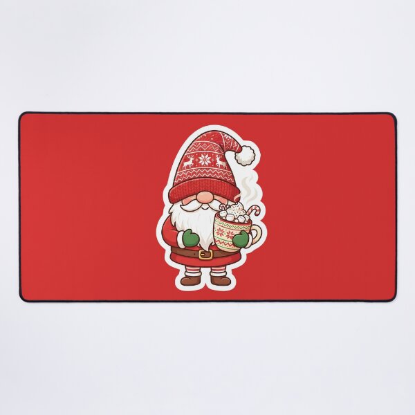 Item preview, Cute Christmas Gnome Hot Chocolate Holiday Sticker designed and sold by Raw Tigers.
