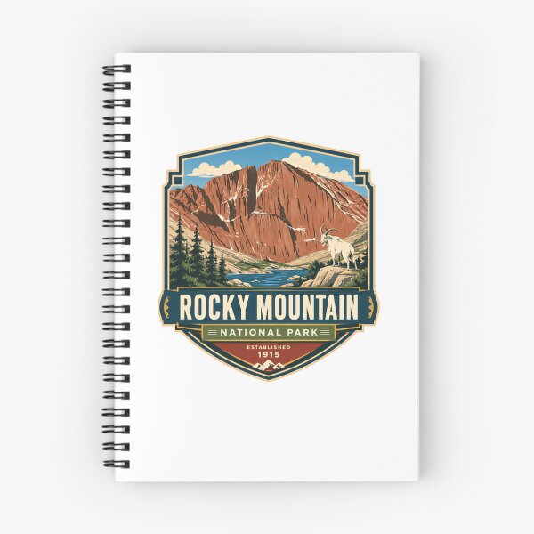 Item preview, Rocky Mountain National Park Established 1915 Mountain Goat Hiking Outdoors Traveler designed and sold by RetroMini2026.