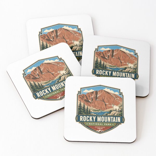 Item preview, Rocky Mountain National Park Established 1915 Mountain Goat Hiking Outdoors Traveler designed and sold by RetroMini2026.