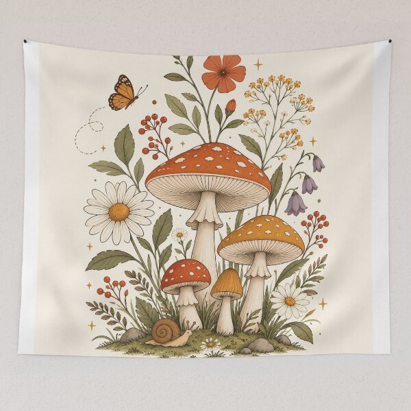Item preview, Woodland Mushroom Garden designed and sold by javierparra.