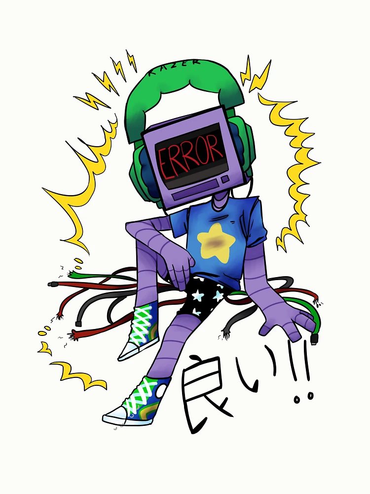 Thumbnail 6 of 6, Pullover Sweatshirt, NICE E R R O R! designed and sold by cascadefortune.