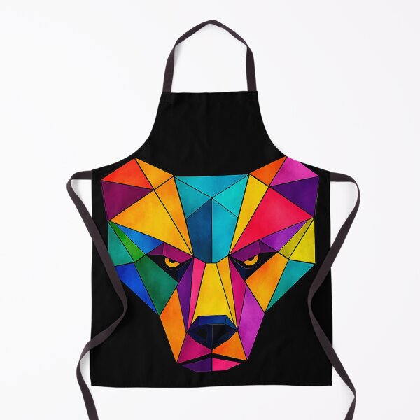 Item preview, Colorful Polygonal Geometric Bear designed and sold by Geometric Art..