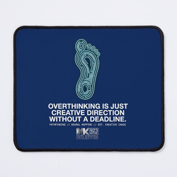 Item preview, Overthinking Creative Direction T-Shirt | Minimalist Introvert Designer Humor Hoodie designed and sold by EIPTOW.