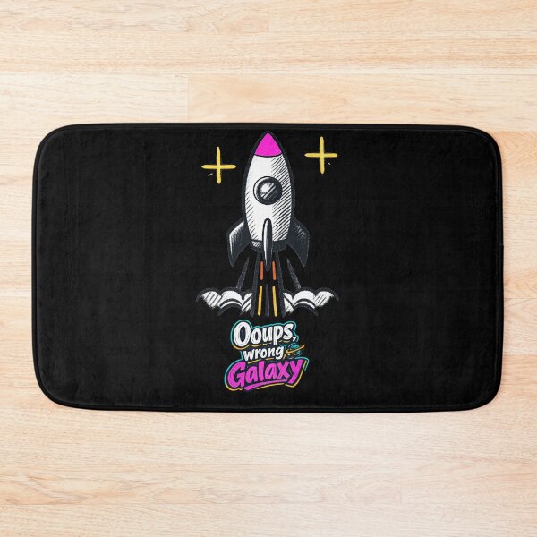 Item preview, Oops False Galaxy Rocket | Funny cute space rocket design for space lovers designed and sold by Rocket&Stars.