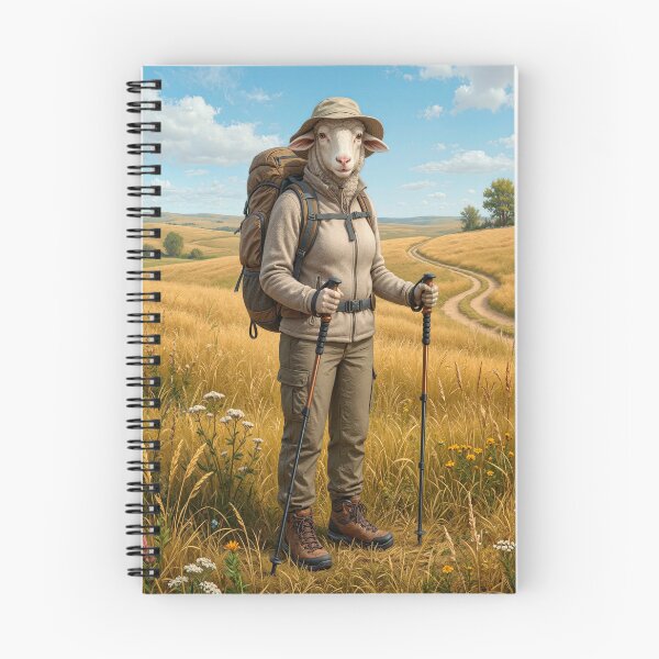 Item preview, Humanoid Sheep Walking in Meadow designed and sold by HybridA-2.