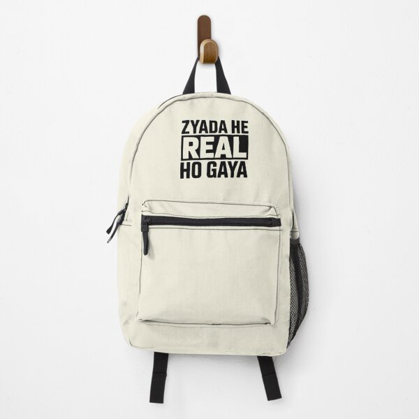 Item preview, Zyada Hi Real Ho Gaya – Funny Relatable Desi Quote Design designed and sold by Swati Art Shop.
