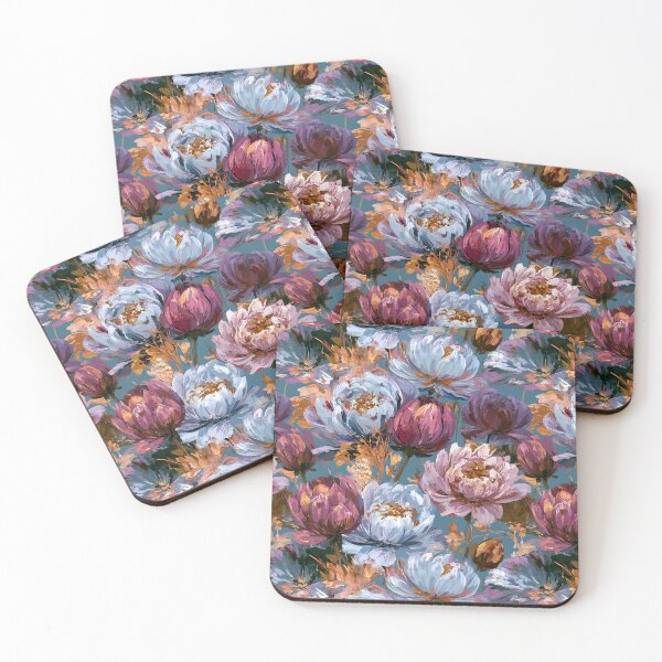 Item preview, Wild Lotus Texture  - Retro Flower Floral - Retirement Gifts for Mom designed and sold by RoyalStarsPatts.