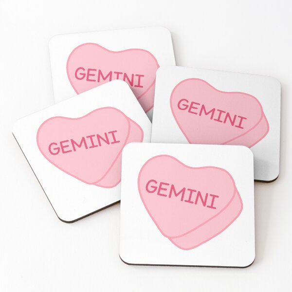 Item preview, Gemini Pink Candy Heart Sweet Heart Cute designed and sold by SlimyFish.