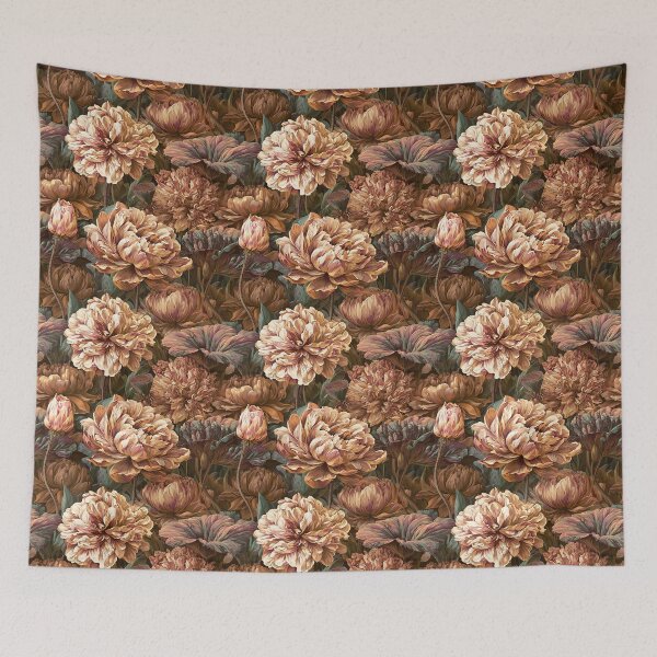 Item preview, Exotic Lotus Texture  - Birth Flower Pattern - Retirement Gifts for Wife designed and sold by RoyalStarsPatts.