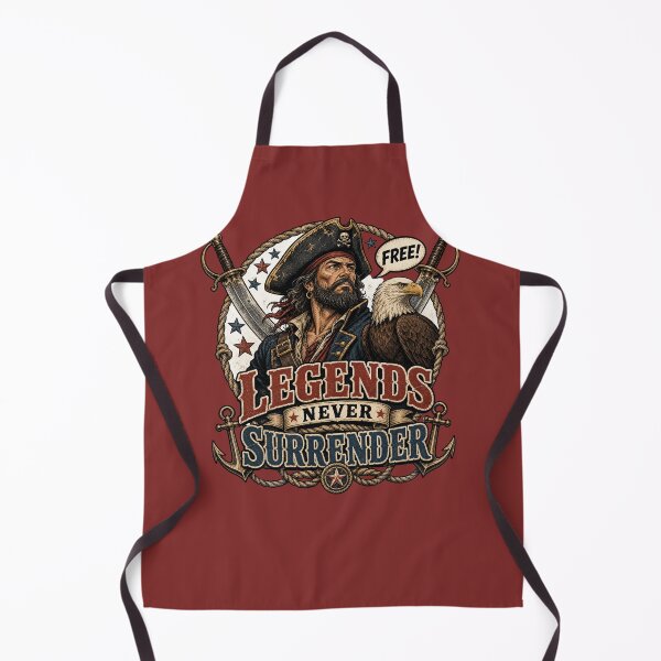 Item preview, Legends Never Surrender - Vintage Pirate & Eagle designed and sold by TatyanaArt.