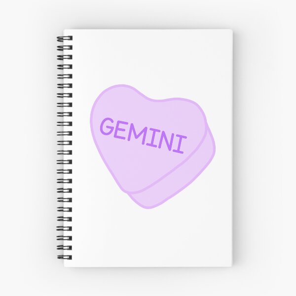 Item preview, Gemini Purple Candy Heart Sweet Heart Cute designed and sold by SlimyFish.