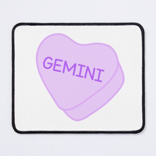 Item preview, Gemini Purple Candy Heart Sweet Heart Cute designed and sold by SlimyFish.