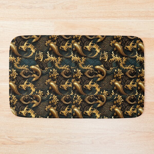 Item preview, Golden Koi Fish Rise | Bold Japanese Streetwear Design-KoiFish #GoldenKoi # designed and sold by mo-carnival.