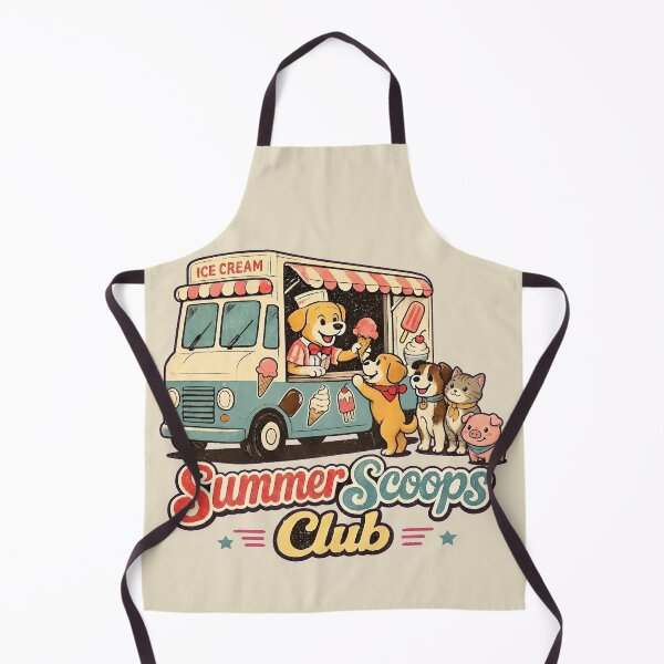 Item preview, Summer Scoops Club - Vintage Ice Cream Truck designed and sold by radiogalaxy.