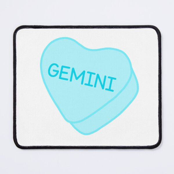 Item preview, Gemini Blue Candy Heart Sweet Heart Cute designed and sold by SlimyFish.
