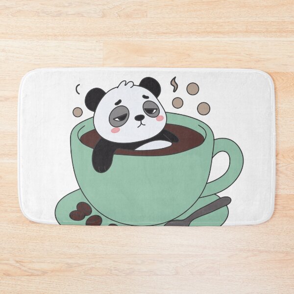 Item preview, Bao Panda Bathing In Coffee Cup Cute Aesthetic Kawaii Art designed and sold by Chonkibao.
