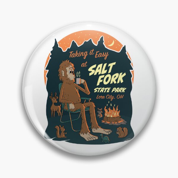 Item preview, Taking It Easy at Salt Fork State Park Bigfoot designed and sold by John Morris Illustration.