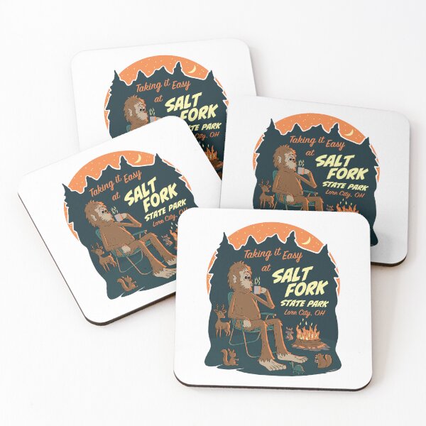 Item preview, Taking It Easy at Salt Fork State Park Bigfoot designed and sold by John Morris Illustration.