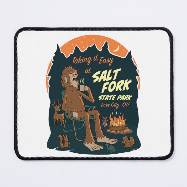 Item preview, Taking It Easy at Salt Fork State Park Bigfoot designed and sold by John Morris Illustration.
